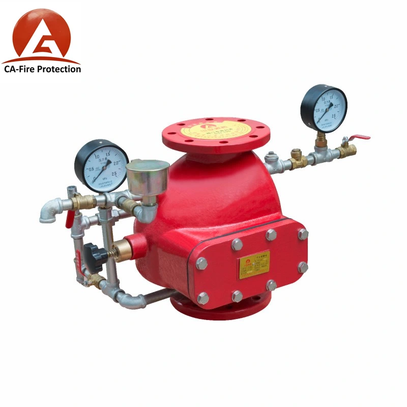 Ca Fire Dn200 Iron Protection Fire Alarm Valve Deluge Alarm Valve Fire Fighting Zsfz 100 Wet Alarm Valve