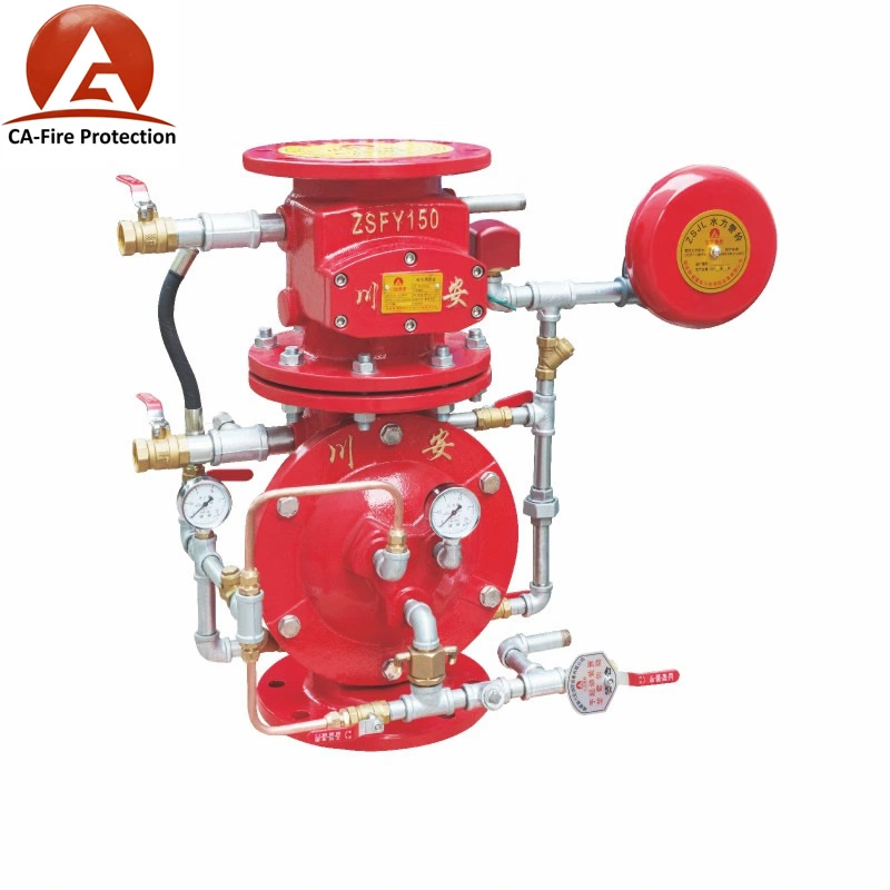 Ca Factory Outlet New Zsfz 100 Wet Alarm Valve Fire Fighting Equipment Wet Alarm Valve Price for Alarm Valve