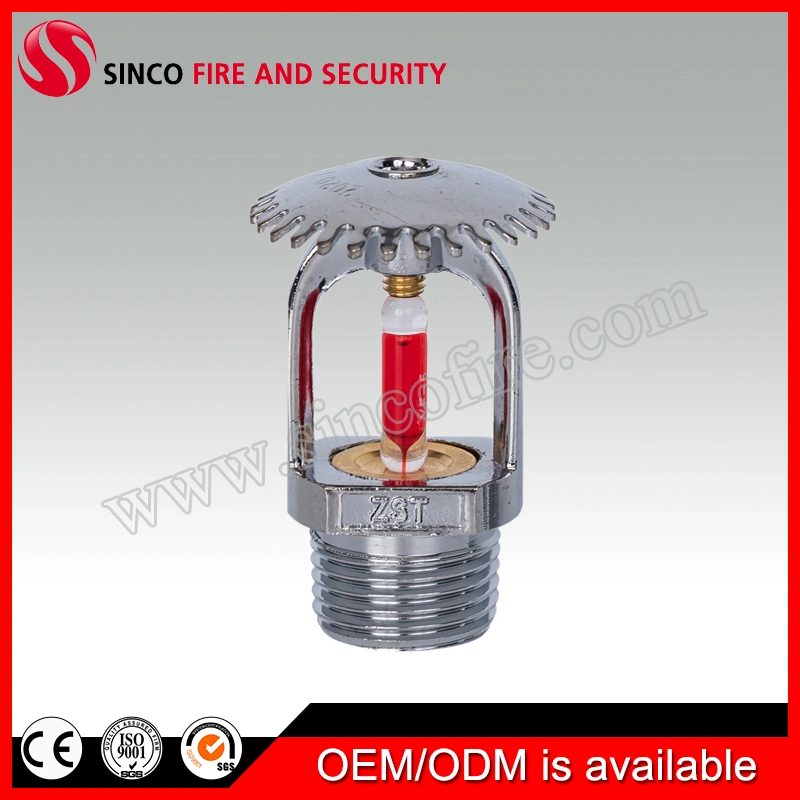 Direct Manufacture Pedent Upright Sidewall Glass Bulb Esfr Concealed Fire Sprinkler Heads with Plastic Protection Frame