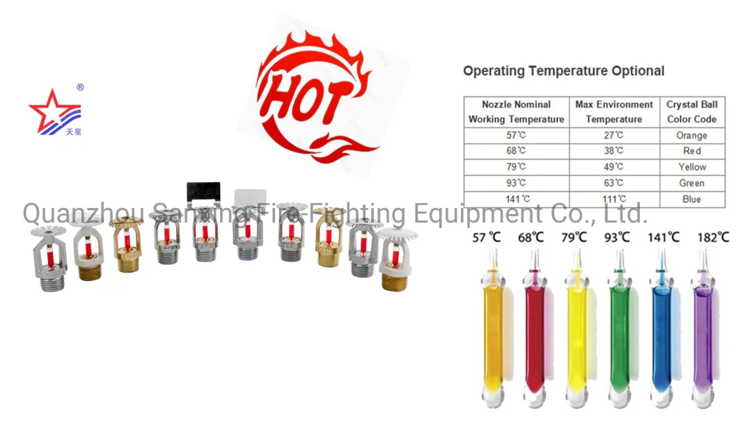 Tianxing Fire Fighting Equipment Concealed Fire Sprinkler