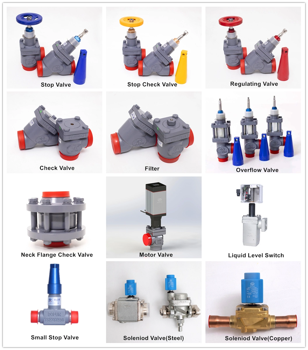 Industrial Refrigeration Cold Storage Connecting Ammonia Freon System Butt Welding Stop Valve